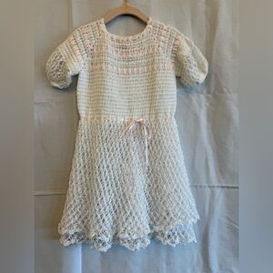Size 4/5 NWOT Handmade Crotchet Dress